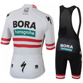 Tenue Cycliste et Cuissard à Bretelles Femme 2018 Bora-Hansgrohe Championnats de Autriche 